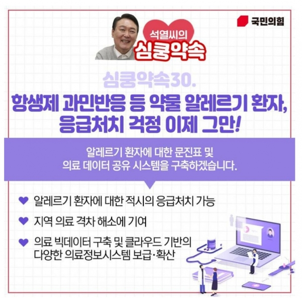 윤석열 당선인 의료보건 공약