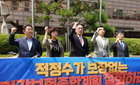 의협 최대집 회장 건정심 회의 앞서 삭발 투쟁
