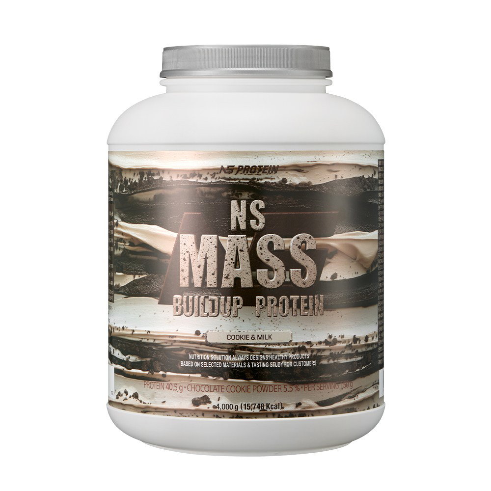 NS 매스빌드업 프로틴 4kg 쿠키앤밀크, 헬스보충제 단백질보충제, 1개, 4kg
