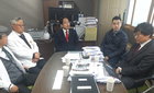 의협 최대집 회장, 천안 진료실 폭행 피해 교수 위로 방문