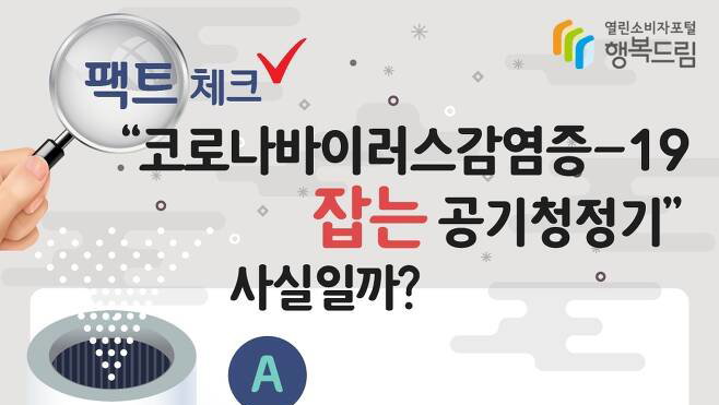 공기청정기, 코로나19 예방 아닌 확산?!