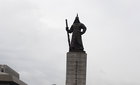 이필수 회장, 광화문 이순신 동상 앞 1인 시위