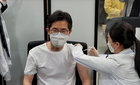 이필수 41대 의협회장 취임 후 첫 행보 '백신 접종'