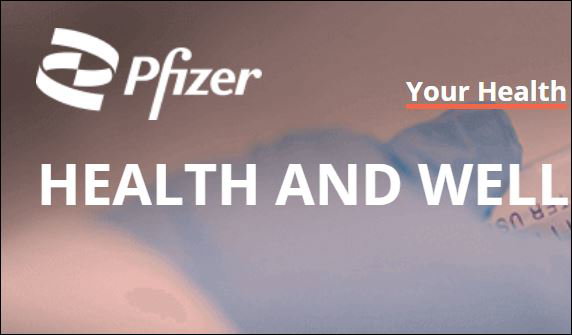 ⓒpfizer 홈페이지 캡쳐 