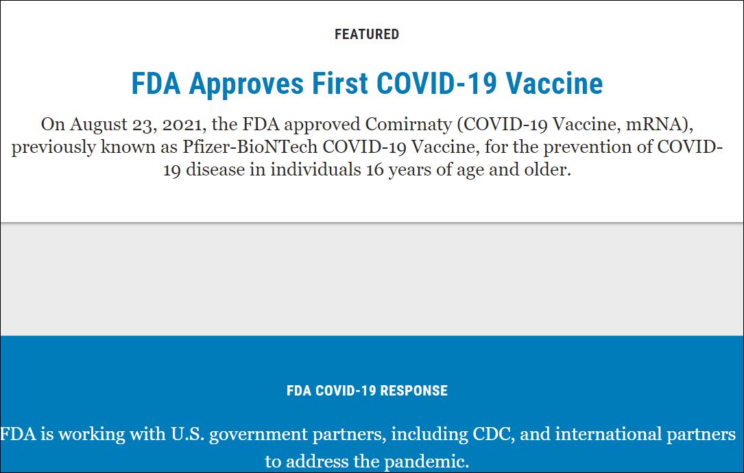 ⓒFDA 홈페이지 캡쳐