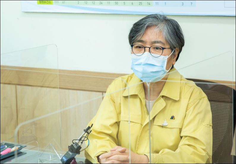 정은경 청장 ⓒ질병관리청 홈페이지 