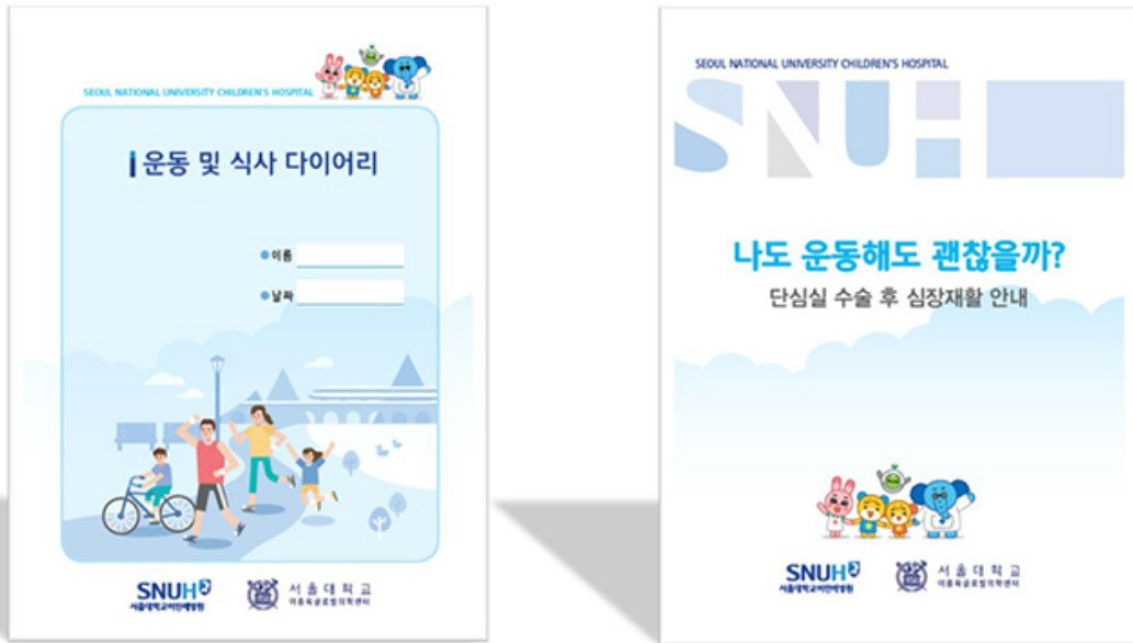 서울대학교 어린이병원 소아청소년 심장질환환자 재활 운동프로그램 개발 책자 