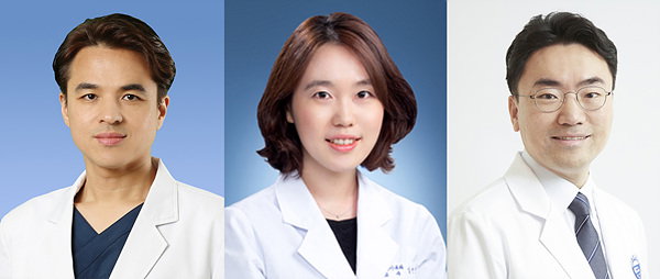 (사진_좌측부터)고려대구로병원 대장항문외과 강상희 교수-고려대안암병원 소화기내과 임선영 교수-차의과학대 간담췌외과 이성환 교수 ⓒ고려대학교의료원