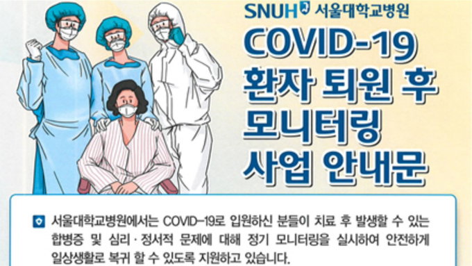서울대병원 '코로나19 입원환자 퇴원후 정신건강 모니터링 사업' 결과 밝혀