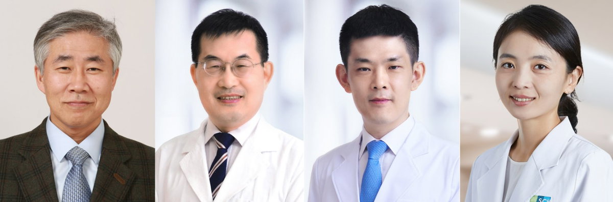 [사진 왼쪽부터] 서울대병원 신경외과 백선하 교수, 신경과 전범석&middot;김한준 교수, 순천향대병원 신경외과 박혜란 교수