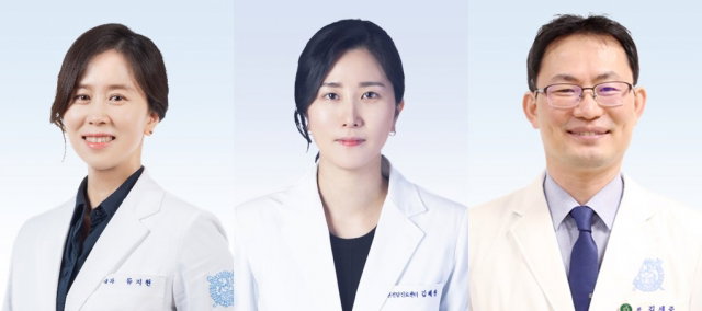 분당서울대병원 입원전담진료센터 류지원, 김혜원 교수, 신장내과 김세중 교수(좌측부터)