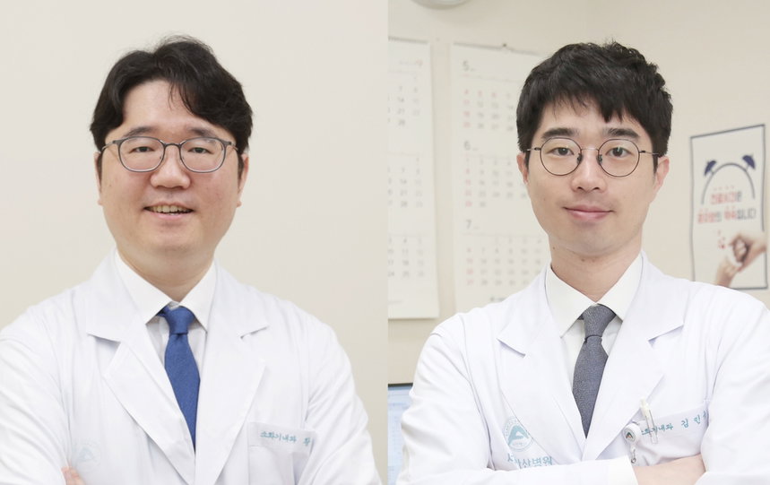 서울아산병원 소화기내과 황성욱(왼쪽부터)·김민규 교수
