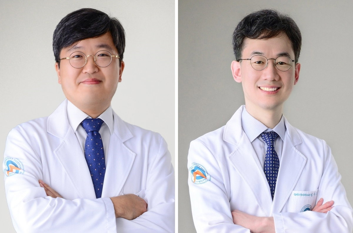 울산대병원 박기봉(왼쪽) 교수와 임두호 교수