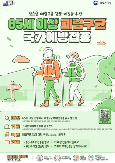 충주시, '치명률 60-80%' 폐렴구균 무료 접종 확대… 고령층 건강 사수!