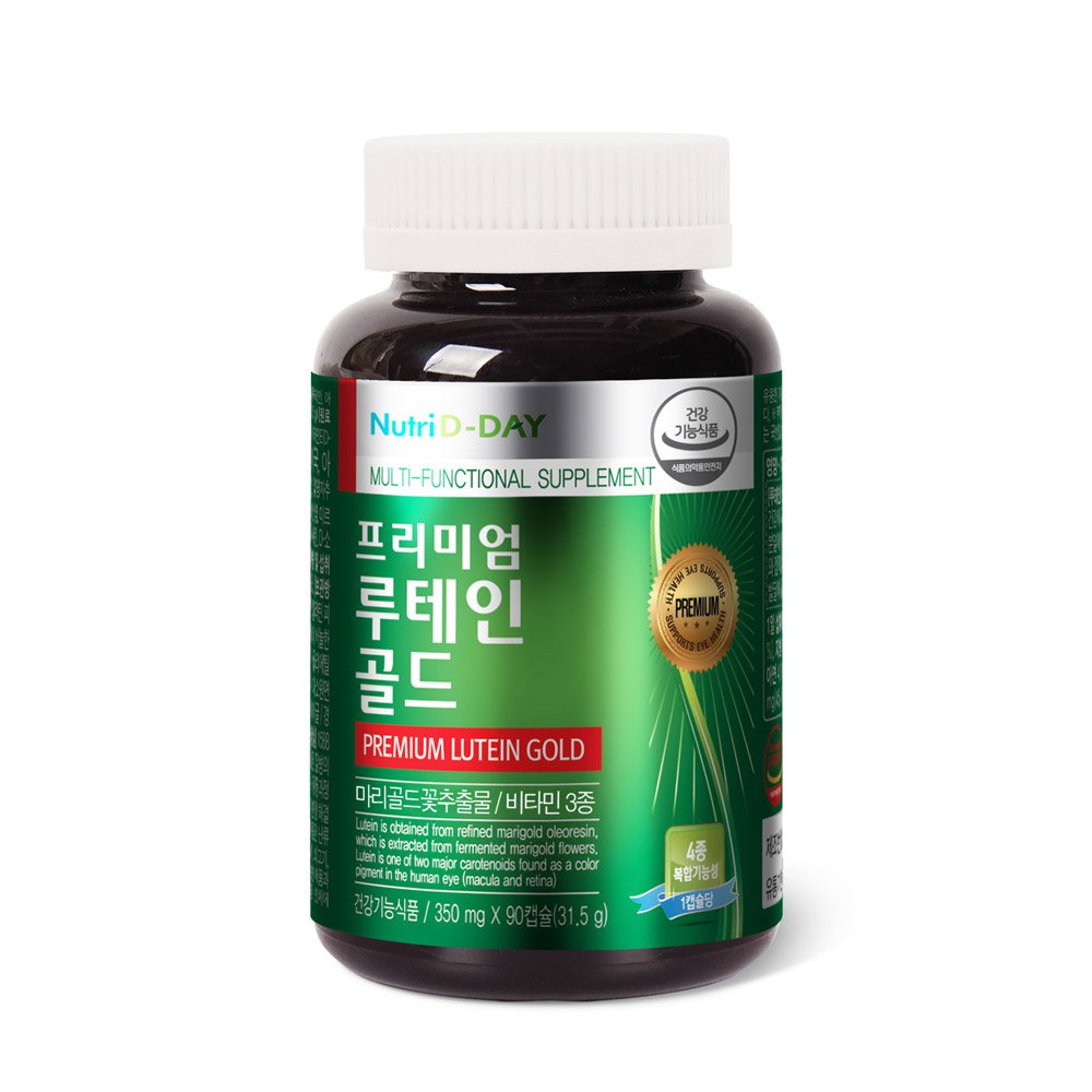 뉴트리디데이 프리미엄 루테인 골드 350mg, 90정, 1개