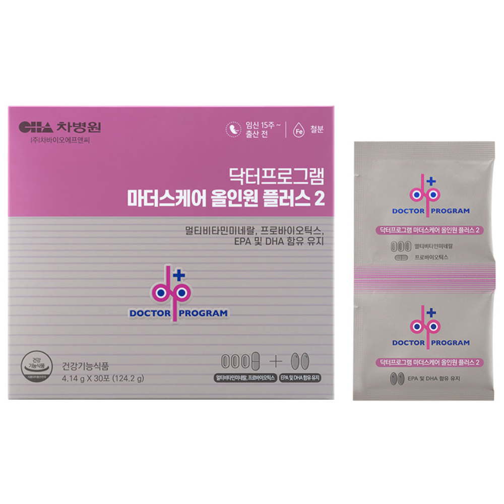 닥터프로그램 마더스케어 올인원 플러스 2 영양제, 124.2g, 1개