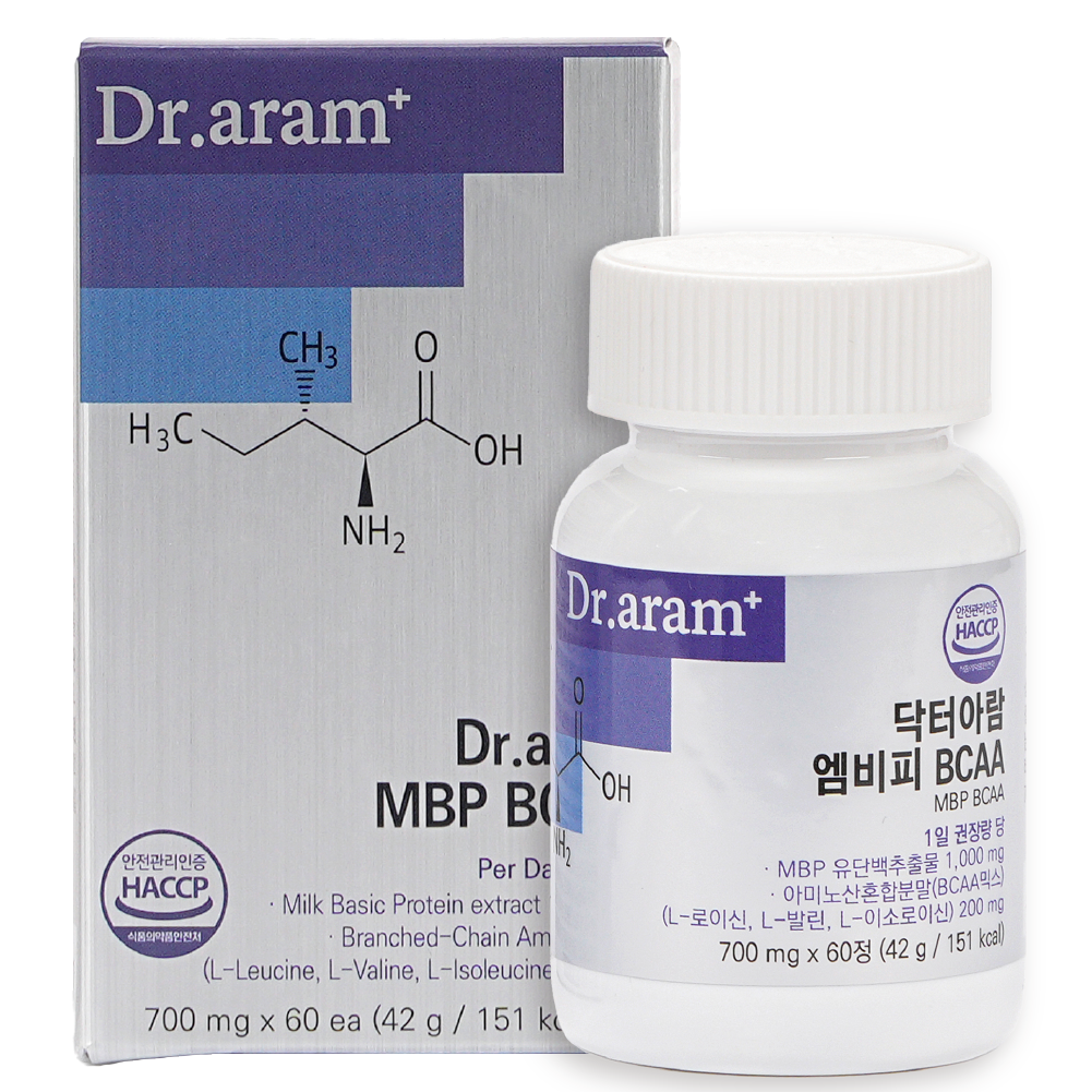 닥터아람 MBP BCAA, 1개, 60정
