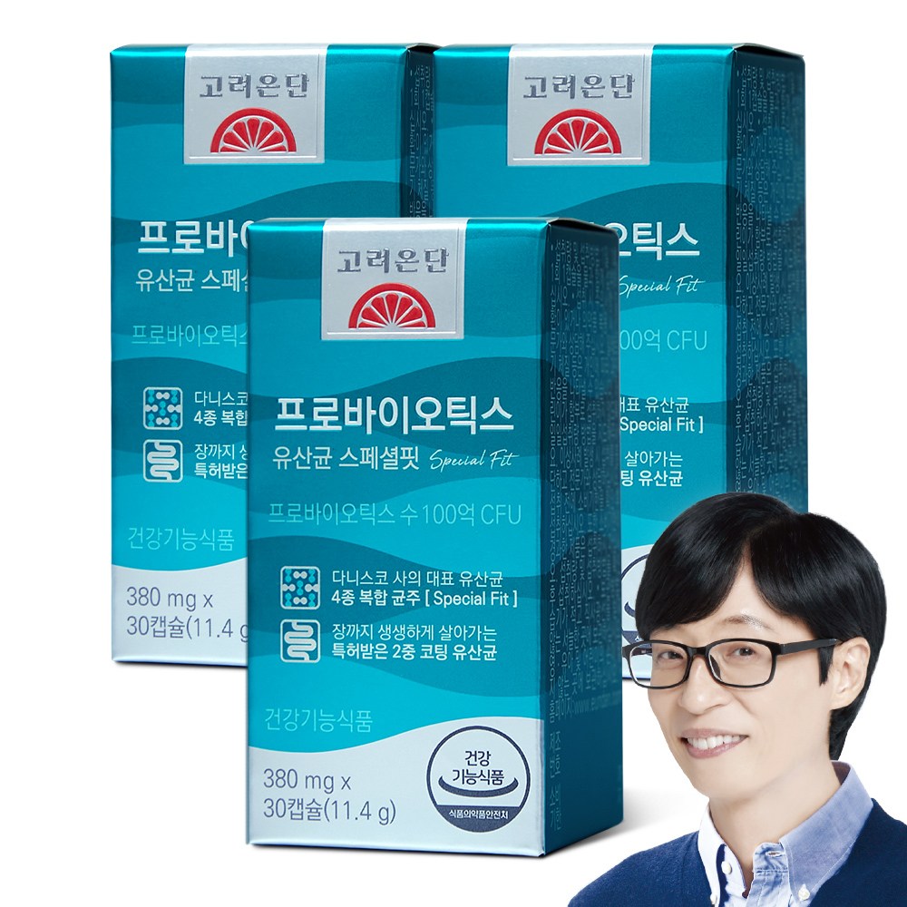 고려은단 프로바이오틱스 스페셜핏 100억 유산균 11.4g