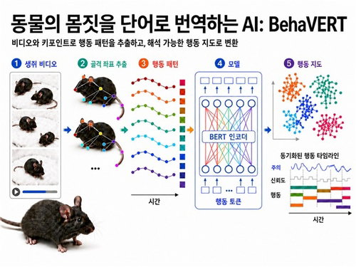 KAIST, '비헤이버트' AI로 동물 몸짓 해독…신약 개발 혁명