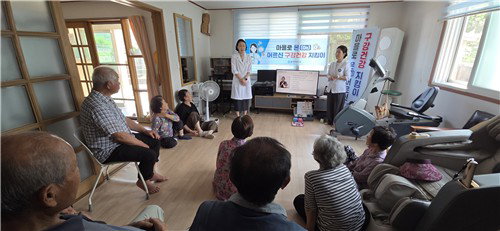 울주군, 경로당 노인 구강관리 혁신…전문가 '맞춤 케어'로 건강 수명↑
