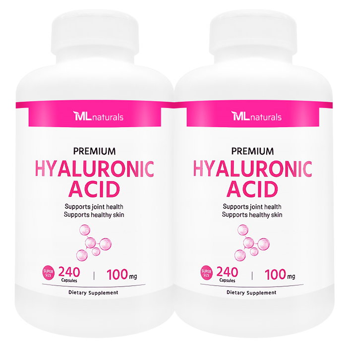 [미국빠른직구] 신제품 마이라이프 내추럴스 히알루론산 100 mg, 2개, 240정