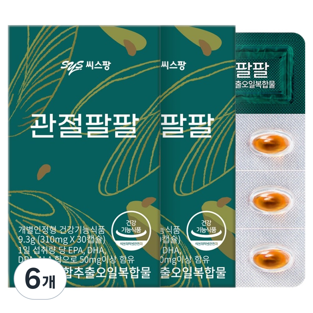씨스팡 관절팔팔 9.3g, 30정, 6개