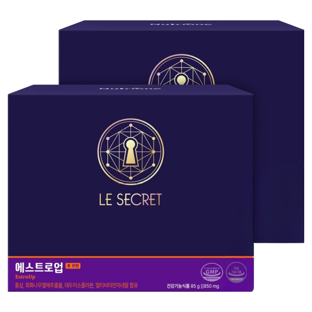 르시크릿 에스트로업 영양제, 100정, 2개