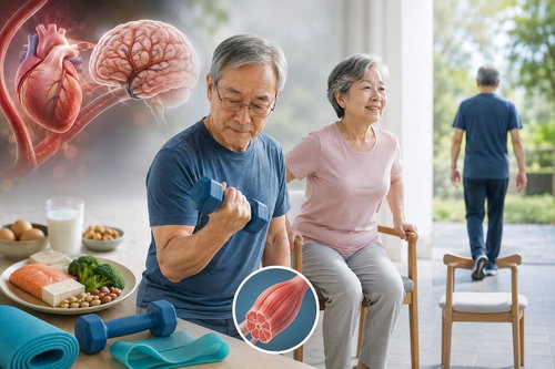 노년기 근감소증, 심뇌혈관질환 위험 1.92배↑…'같은 노화' 충격 경고
