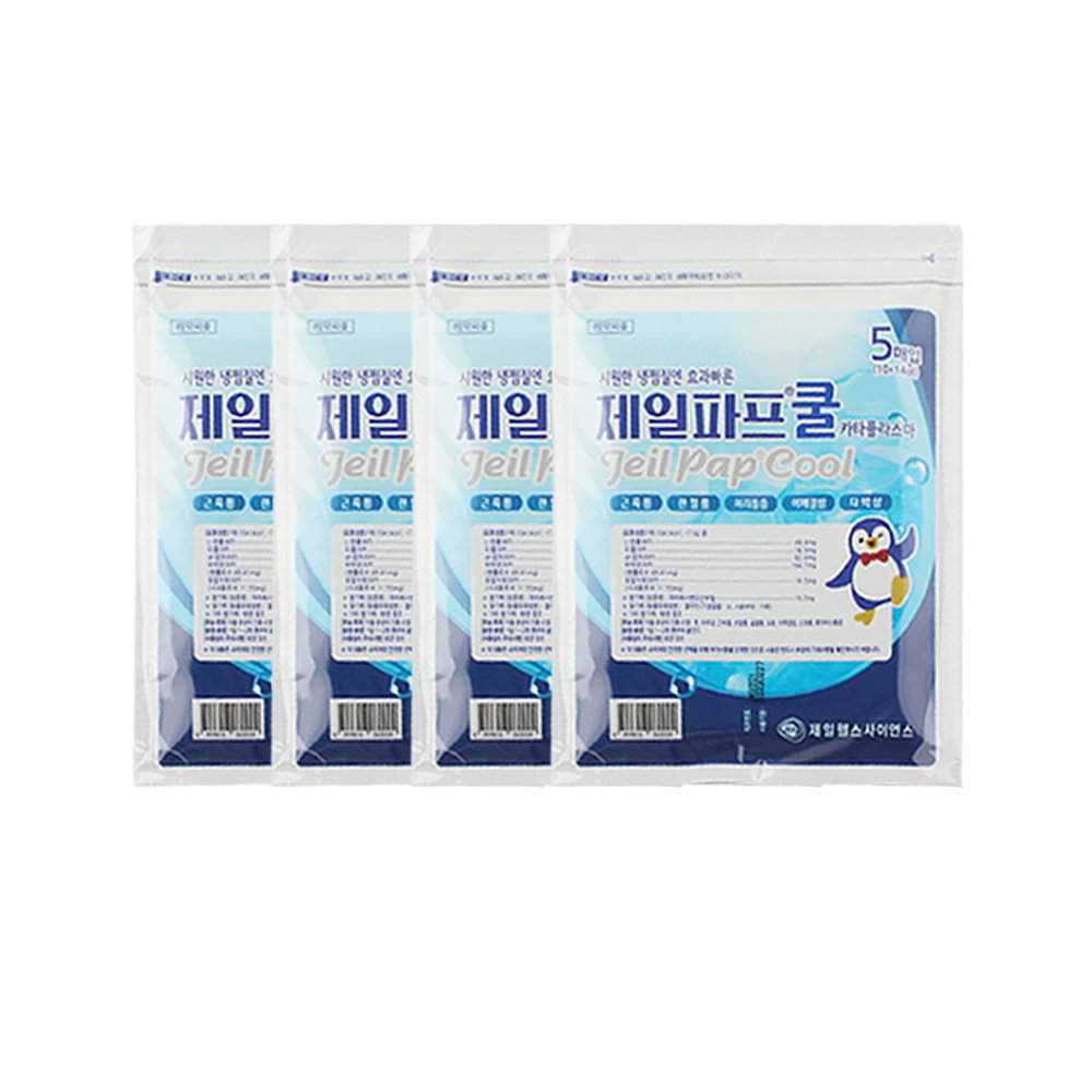 제일헬스사이언스 제일파프 쿨 파스 랜덤발송, 5매, 4개