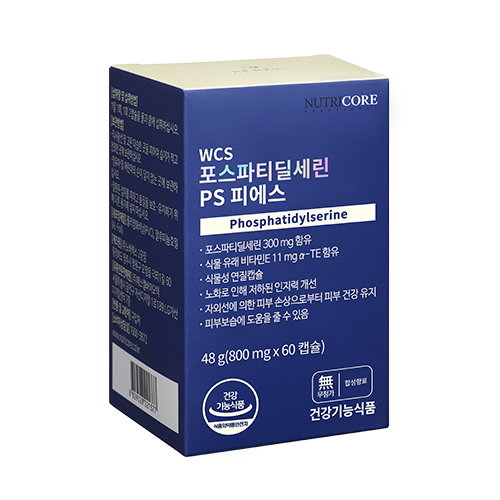 뉴트리코어 WCS 포스파티딜세린 피에스 레시틴, 60정, 1개