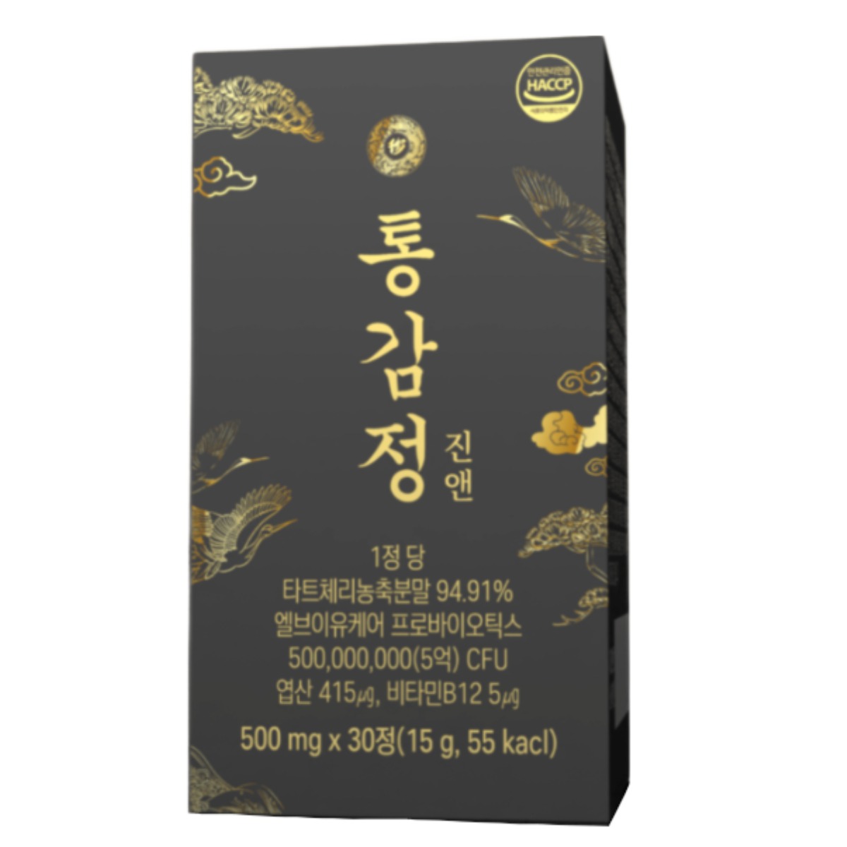 진앤 통감정 유산균 엽산 타트체리 비타민b12 엘브이유케어 프로바이오틱스, 5개, 30정