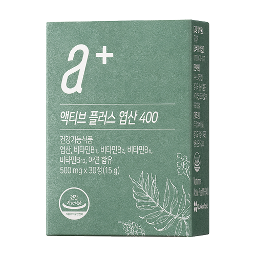 뉴트리모어 액티브 플러스 엽산 400, 30정, 1개