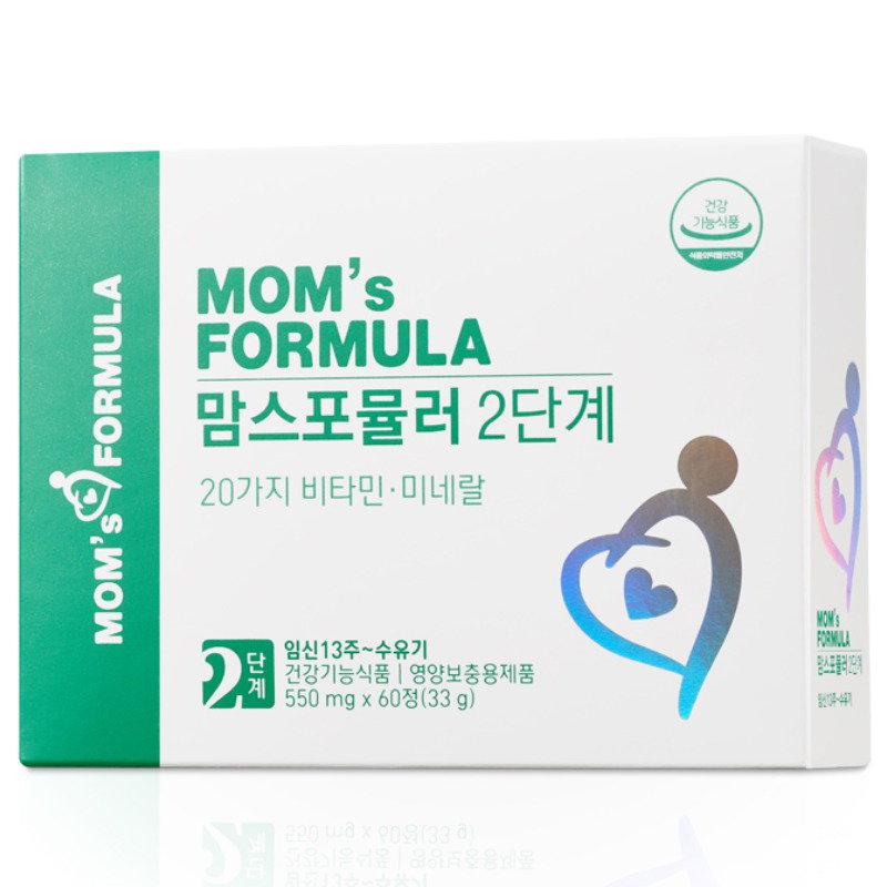 맘스포뮬러 2단계 임산부 수유부 산후 출산후 종합 비타민 철분제 모유수유